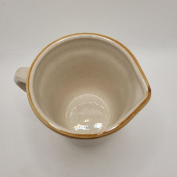 International Stoneware Japan Vtg Almond Flair Creamer And Sugar Dish - Picture 12 of 16